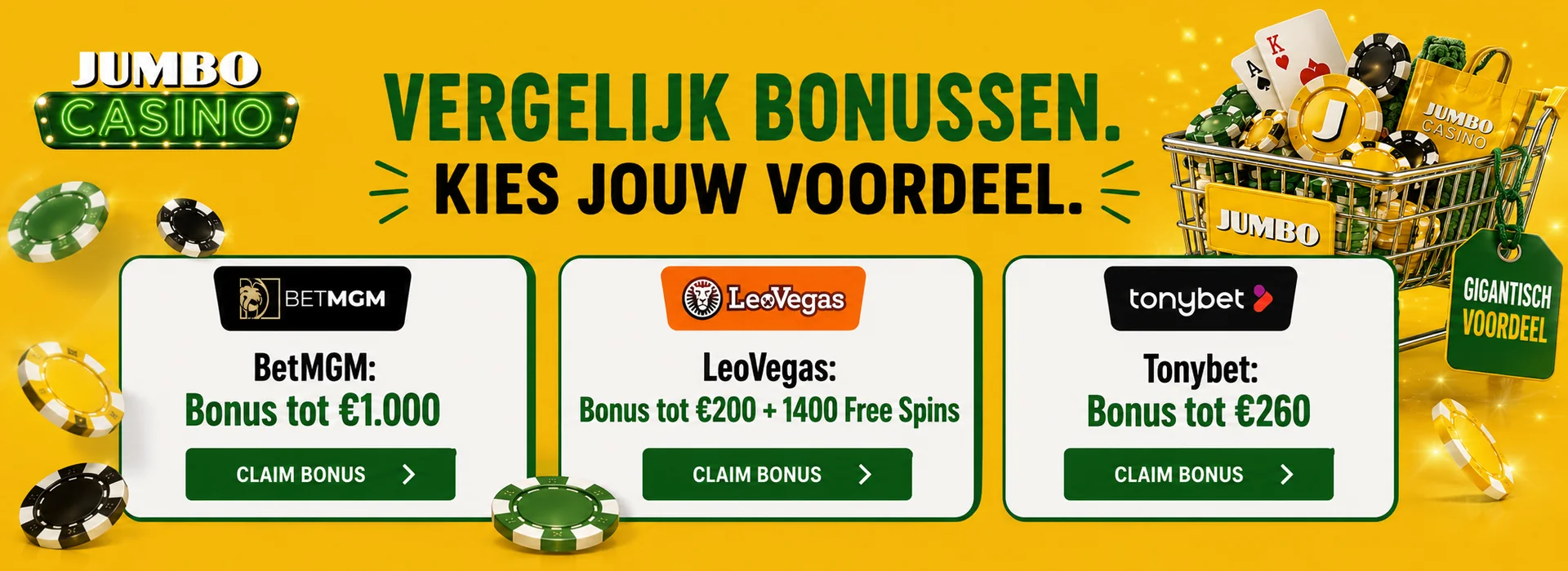 Promoties — Jumbo Casino